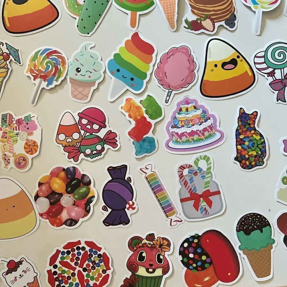 Candy/Sweets Stickers 50 Count - Picture 3 of 4